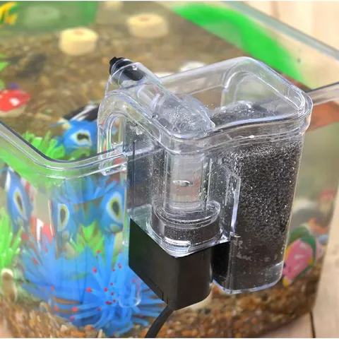 Máy Lọc Thác Cho Bể Cá Mini, Có Lọc Váng, Lọc Nước Hồ Thủy Sinh, Tạo Dòng Chảy Đẹp, Tiết Kiệm Điện