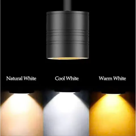 Đèn Rọi Mini 3W Cho Bể Cá Để Bàn, Chỉnh Tiêu Cự, 3 Chế Độ Màu, Đèn Kẹp Nhỏ Gọn, Ánh Sáng Tập Trung