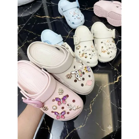 Mẫu mới 2026 - Dép sục quai gài đế cao 6 cm tôn dáng, nhẹ, êm chân