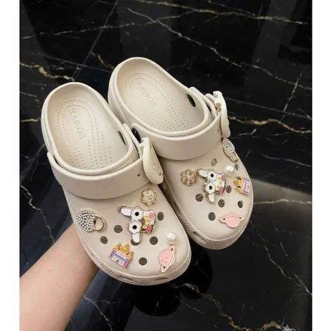 Mẫu mới 2026 - Dép sục quai gài đế cao 6 cm tôn dáng, nhẹ, êm chân
