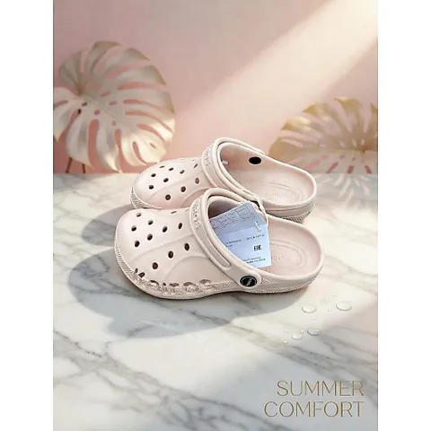 KHÔNG KÈM CHARM Dép Sục Quai Hậu Đế Cao 3Cm Chất Liệu EVA Mềm Nhẹ Form Chuẩn Hàng chất lượng cao