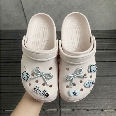 Dép Sục Quai Hậu Hồng Pastel Xinh Xắn - Dễ Thương Êm - Năng động, hỗ trợ đổi size, đế cao 3 cm