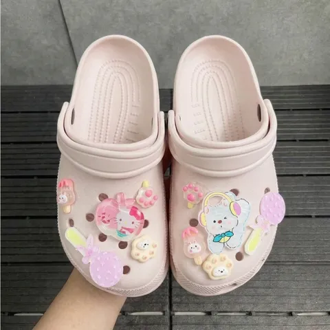 Dép Sục Quai Hậu Hồng Pastel Xinh Xắn - Dễ Thương Êm - Năng động, hỗ trợ đổi size, đế cao 3 cm