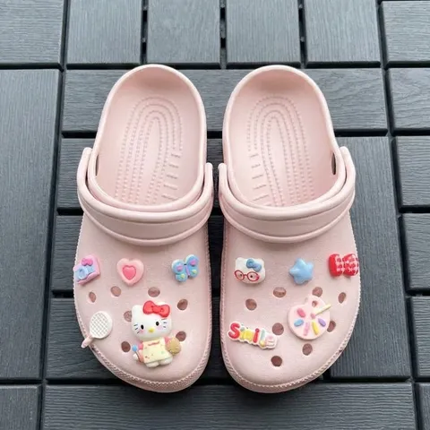 Dép Sục Quai Hậu Hồng Pastel Xinh Xắn - Dễ Thương Êm - Năng động, hỗ trợ đổi size, đế cao 3 cm