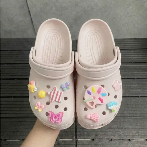 Dép Sục Quai Hậu Hồng Pastel Xinh Xắn - Dễ Thương Êm - Năng động, hỗ trợ đổi size, đế cao 3 cm
