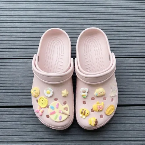 Dép Sục Quai Hậu Hồng Pastel Xinh Xắn - Dễ Thương Êm - Năng động, hỗ trợ đổi size, đế cao 3 cm
