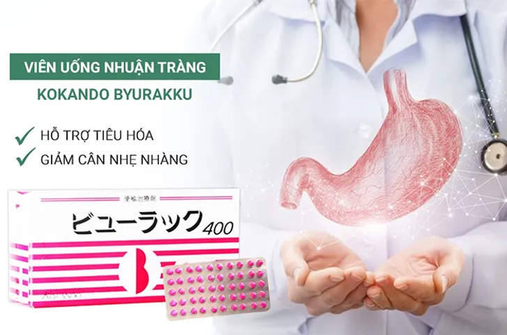 Viên Uống nhuận tràng Kokando Byurakku 400 viên Nhật Bản - Hỗ Trợ Táo Bón Hiệu Quả