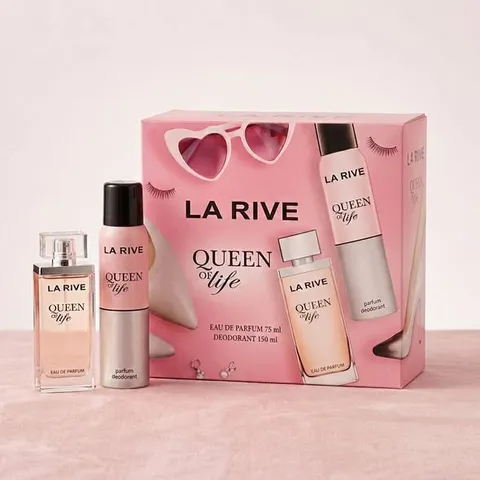 ✨ Set nước hoa LA RIVE QUEEN OF LIFE quyến rũ, kèm xịt thơm toàn thân, giao hỏa tốc 2H