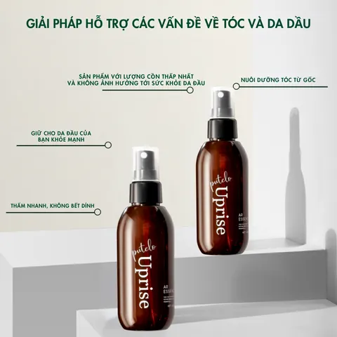 Tinh chất dưỡng da đầu, hỗ trợ mọc tóc, giảm rụng và phục hồi - Putelo AR Essence Uprise 140ml - Chính hãng Nhật Bản