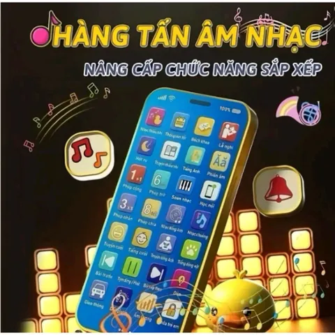 Đồ Chơi Điện Thoại 28 Nút 36 Nút,GIÚP CON TRÁNH XA ĐIỆN THOẠI MÀN HÌNH,CÓ NÚT LỄ NGHI DẠY CON LỄ PHÉP TỪ SỚM