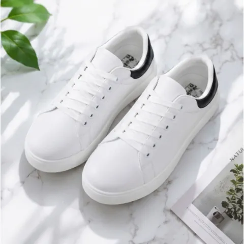 GIÀY NỮ SNEAKER NỮ ĐẾ CAO PHỐI ĐỎ THỜI TRANG 4-5CM