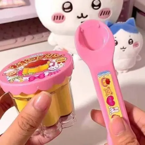 bánh pudding đút gấu ăn
