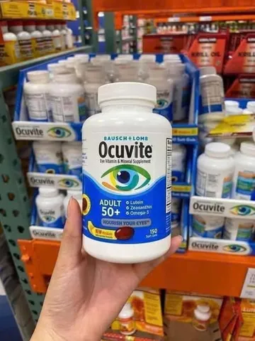 ?️ Viên uống Ocuvite Adult 50+ bổ mắt chính hãng Mỹ, giúp sáng mắt, ngừa lão hóa 150 viên