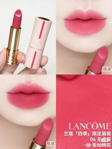 ? Son Lancôme 06 L'Absolu Rouge chính hãng, son lì cao cấp dưỡng môi mềm mịn, chuẩn màu