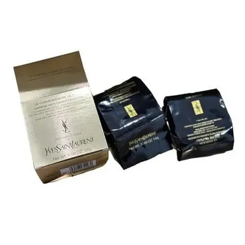 (CTy NK) Set Lõi Phấn Nước Yves Saint Laurent YSL Le Cushion Encre De Peau Luminous Matte SPF 33 Tone 20 - Phấn Trang Điểm Bảo Vệ Da Hoàn Hảo