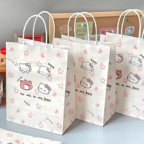 [Túi quà] Túi quà giấy cute dễ thương đựng quà kt 27x11x21