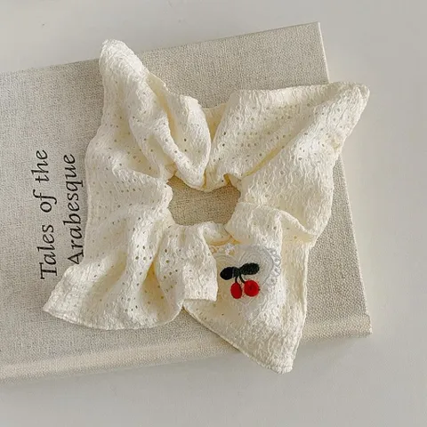 [Scrunchies] Scrunchies vuông cherry