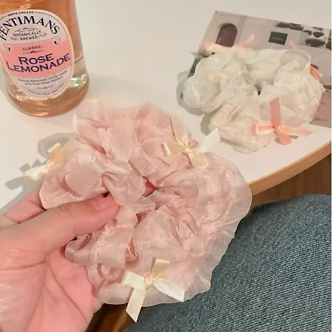 [ Scrunchies] dây buộc tóc bèo nơ nhí