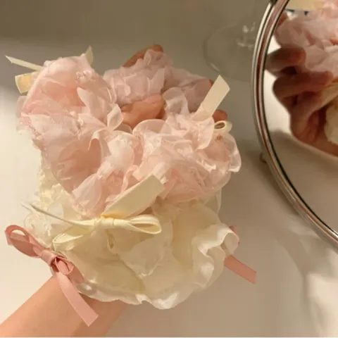 [ Scrunchies] dây buộc tóc bèo nơ nhí