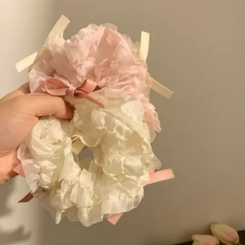 [ Scrunchies] dây buộc tóc bèo nơ nhí