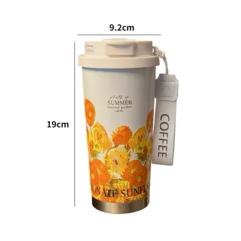 [Bình nước] Bình inox hoa nhí xinh iu