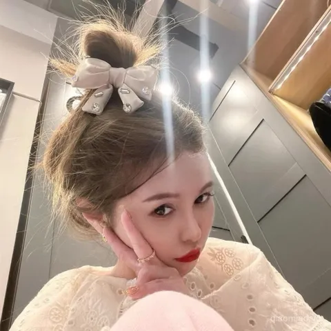 [ Dây buộc tóc] Dây buộc tóc nơ đá