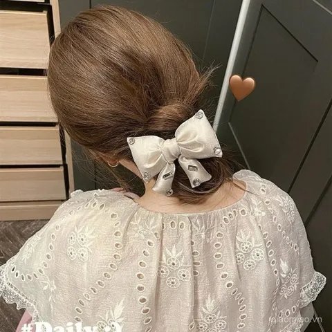 [ Dây buộc tóc] Dây buộc tóc nơ đá