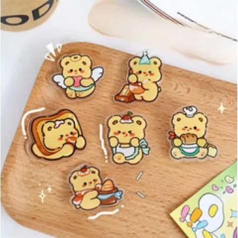 [Pin cài] Pin cài gấu mật ong (giao ngẫu nhiên)
