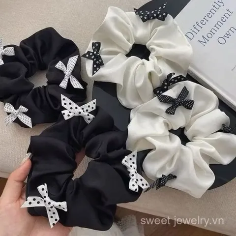 [ Scrunchies] Dây buộc tóc nơ nhí