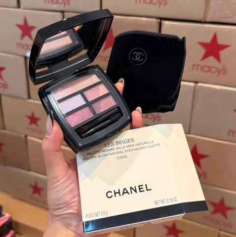 ✨  - Bảng phấn mắt chính hãng cao cấp Chanel Les Beiges Healthy Glow Eyeshadow Palette - màu cool 