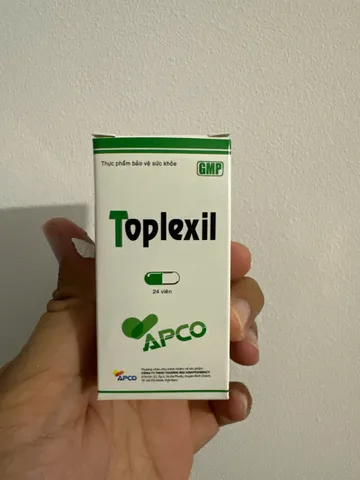 Toplexil Cap Apco giảm ho long đờm (Lọ 24 viên)