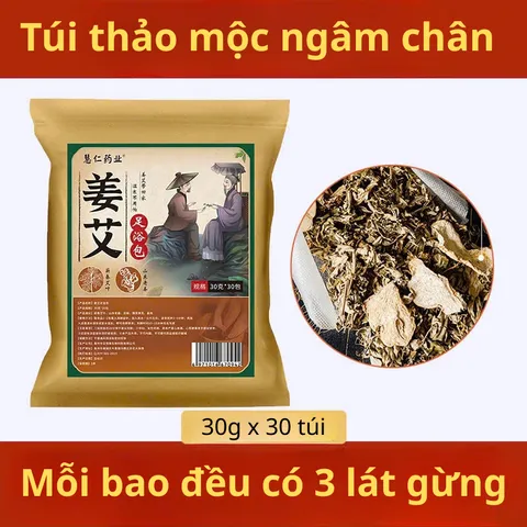 [30g x 30 gói] Thảo mộc ngâm chân giúp ngủ ngon lưu thông máu bịch lớn