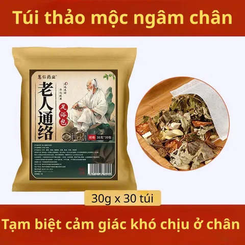 [30g x 30 gói] Thảo mộc ngâm chân giúp ngủ ngon lưu thông máu bịch lớn