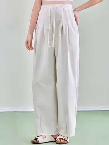 [HOT] Quần Bầu Bom Thụng Kaki Dây Rút Điều Chỉnh Size Thời Trang Hè Mặc Trước Sau Sinh