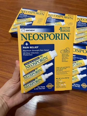Set kem mỡ Neosporin 3 tuýp - Hàng Mỹ.