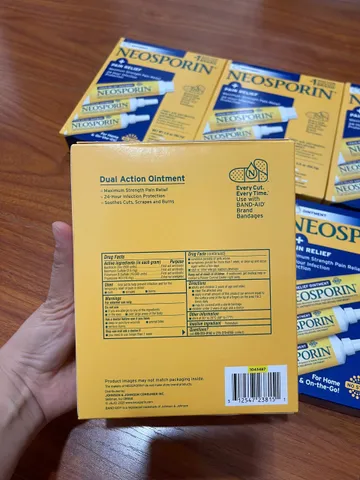 Set kem mỡ Neosporin 3 tuýp - Hàng Mỹ.
