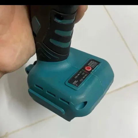 [Không Pin]Thân Máy Siết Bulong MKT Xanh 450Nm Lõi Đồng Không Chổi Than Sử Dụng Chân Pin Phổ Thông 4cm, Đầu 2in1