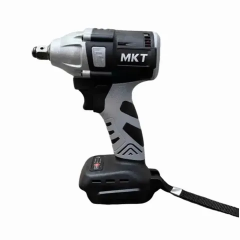 [ Không Pin] Thân Máy Siết Bulong MKT Xám 460Nm Lõi Đồng Không Chổi Than Sử Dụng Chân Pin Thông Dụng 4cm,Đầu 2in1
