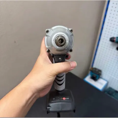 [ Không Pin] Thân Máy Siết Bulong MKT Xám 460Nm Lõi Đồng Không Chổi Than Sử Dụng Chân Pin Thông Dụng 4cm,Đầu 2in1
