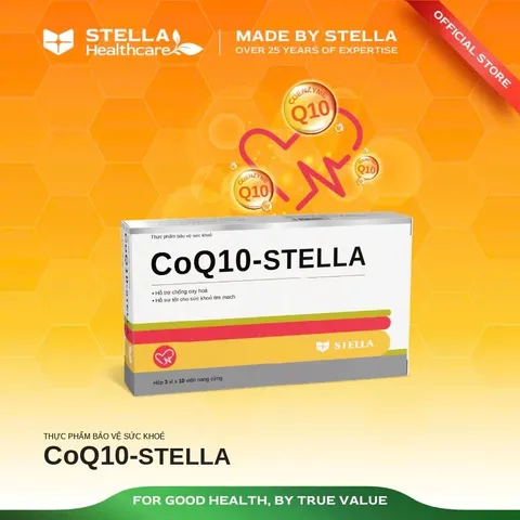 [Chính hãng] CoQ10-STELLA hỗ trợ chống oxy hóa, tốt cho sức khỏe tim mạch (Hộp/30viên)