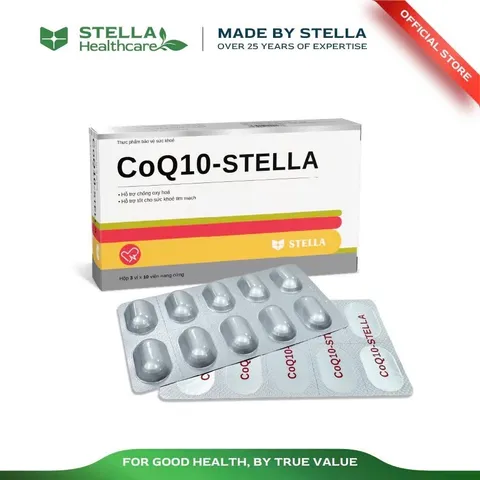 [Chính hãng] CoQ10-STELLA hỗ trợ chống oxy hóa, tốt cho sức khỏe tim mạch (Hộp/30viên)