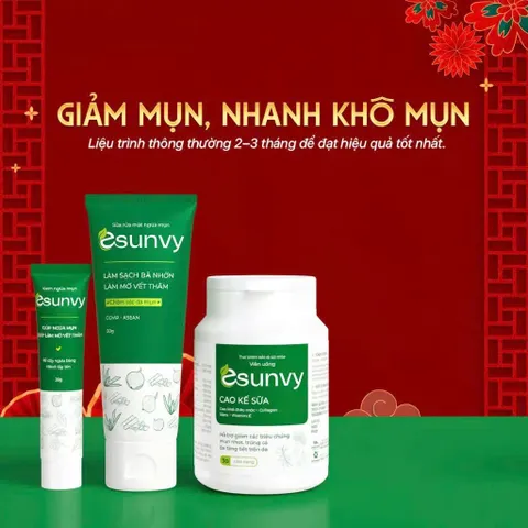 Sữa Rửa Mặt Esunvy Giúp Kiểm Soát Bã Nhờn Sạch Mụn Dùng Cho Mọi Loại Da Tuýp 50g - 150g TMP003