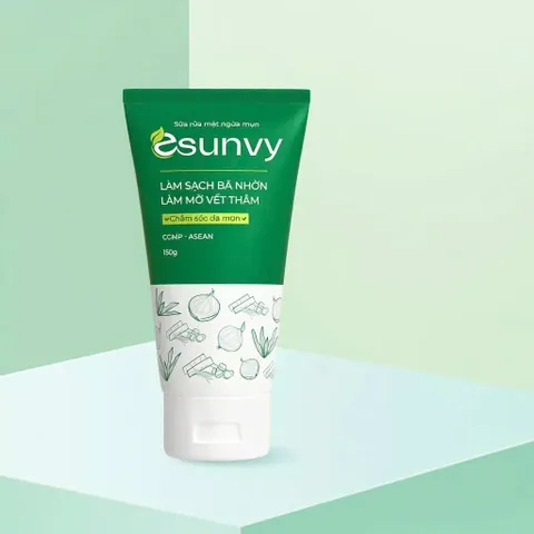 Sữa Rửa Mặt Esunvy Giúp Kiểm Soát Bã Nhờn Sạch Mụn Dùng Cho Mọi Loại Da Tuýp 50g - 150g TMP003