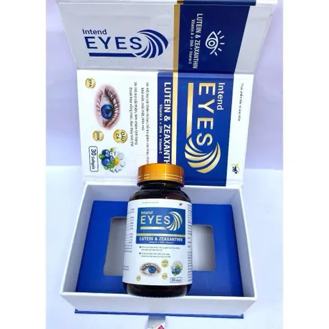 Viên Uống Bổ Mắt INTEND EYES - Tăng Cường Thị Lực, Giảm Mỏi Mắt, Sáng Mắt, Chống Khô Mắt hộp 30 viên