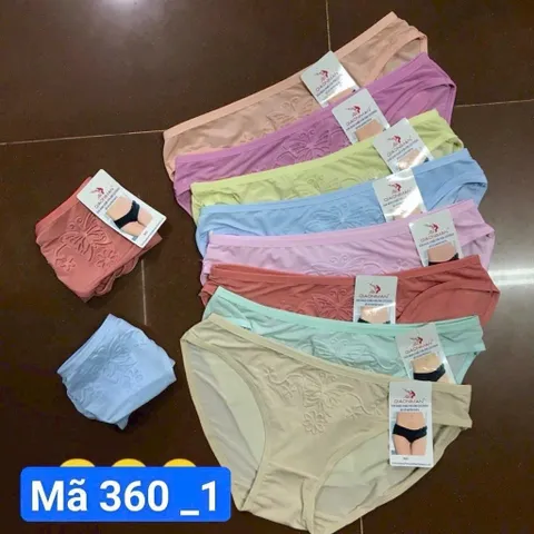 Combo sét 5 quần lót thun Cotton thông hơi mát lạnh, siêu thư giãn