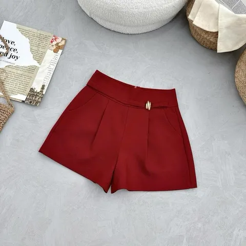 Quần sooc biên nhật Topshop thiết kế cao cấp kèm đai tag đồng xinh xắn - May0915