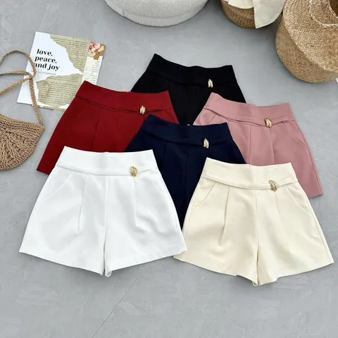 Quần sooc biên nhật Topshop thiết kế cao cấp kèm đai tag đồng xinh xắn - May0915