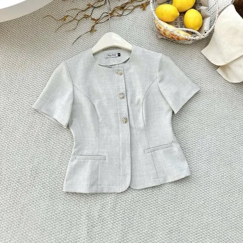 Áo sơ mi công sở trẻ trung thanh lịch, áo ký giả chuẩn form siêu đẹp - May0915
