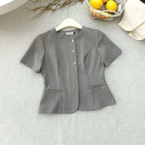 Áo sơ mi công sở trẻ trung thanh lịch, áo ký giả chuẩn form siêu đẹp - May0915