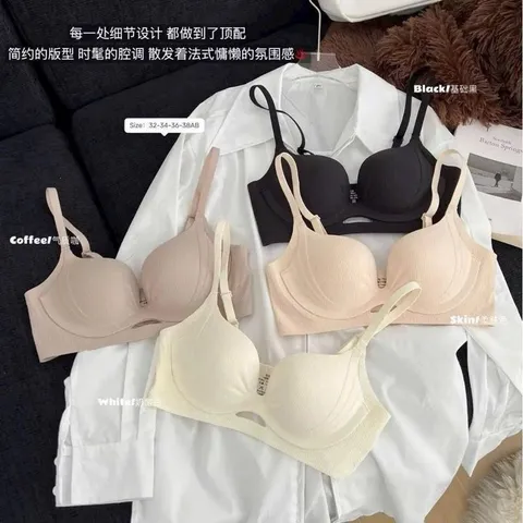 Áo ngực U-type không gợn sóng với 3 móc khóa - Thiết kế nâng đỡ và ôm sát chuẩn form, áo nơ 2873 - May0915